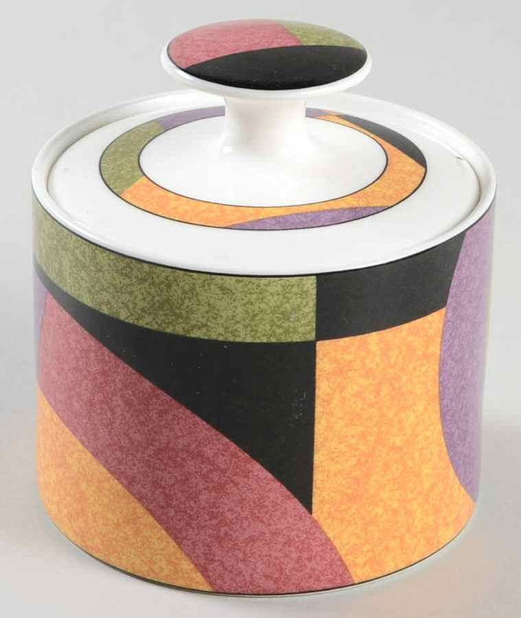 Millennium Sugar Bowl & Lid by Sango-1