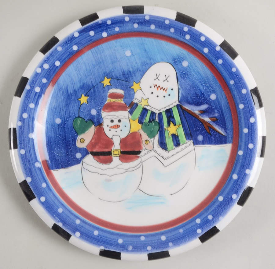 Winter Salad/Dessert Plate by Sakura-1