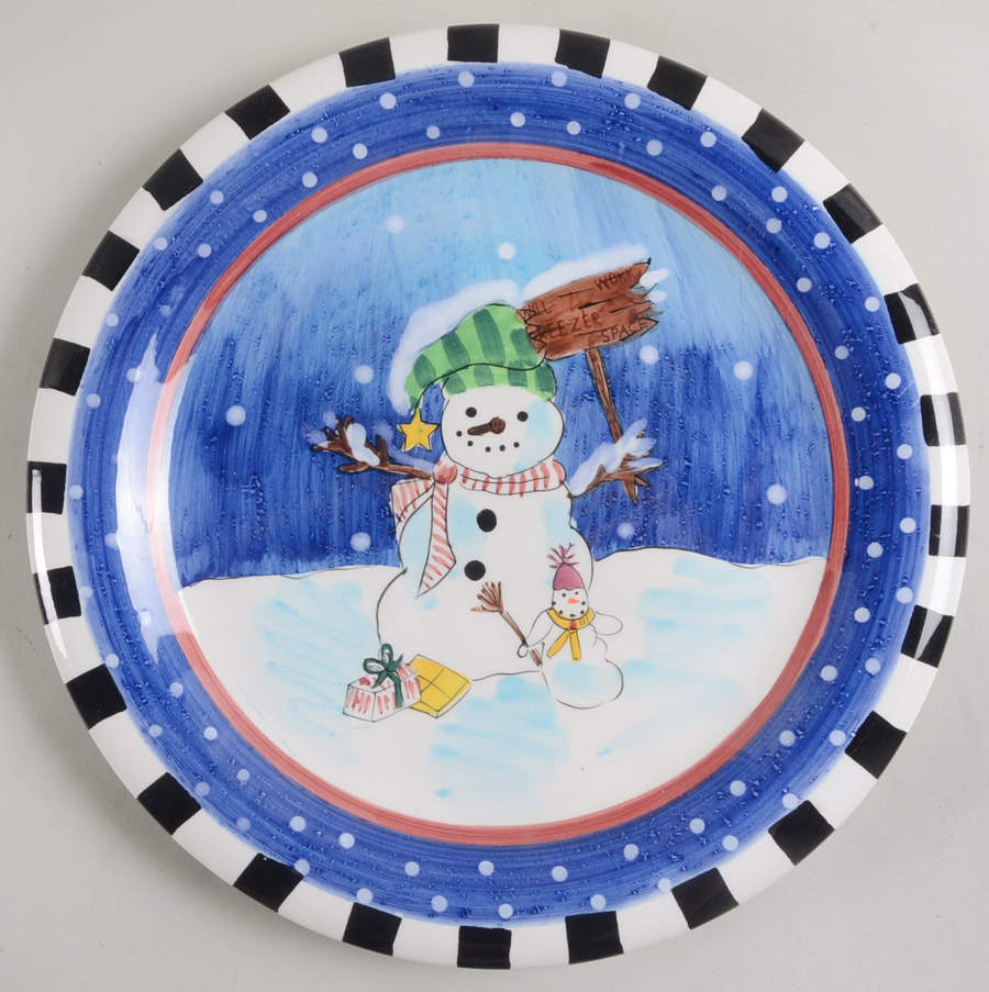 Winter Dinner Plate by Sakura-1