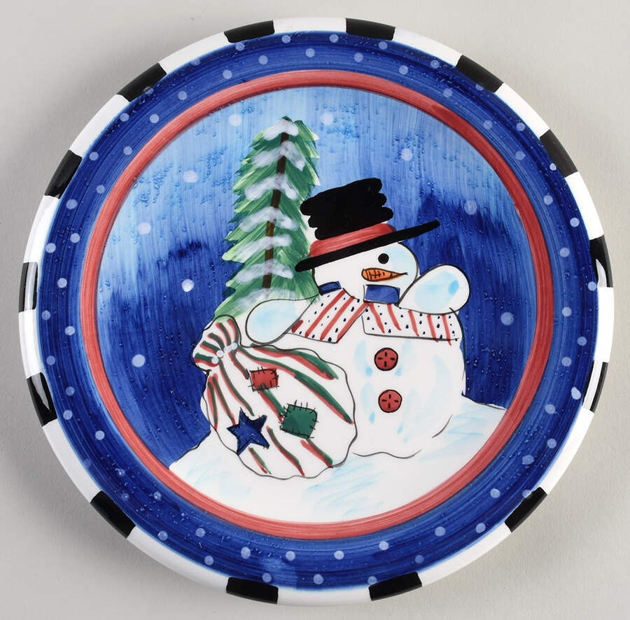Winter Salad/Dessert Plate by Sakura-1