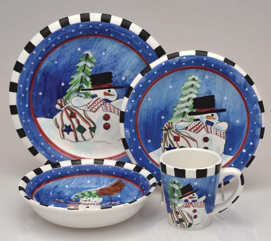 Winter 4 Piece Place Setting by Sakura-1