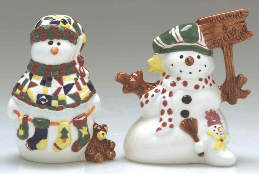 Winter Figural Salt & Pepper Set by Sakura-1