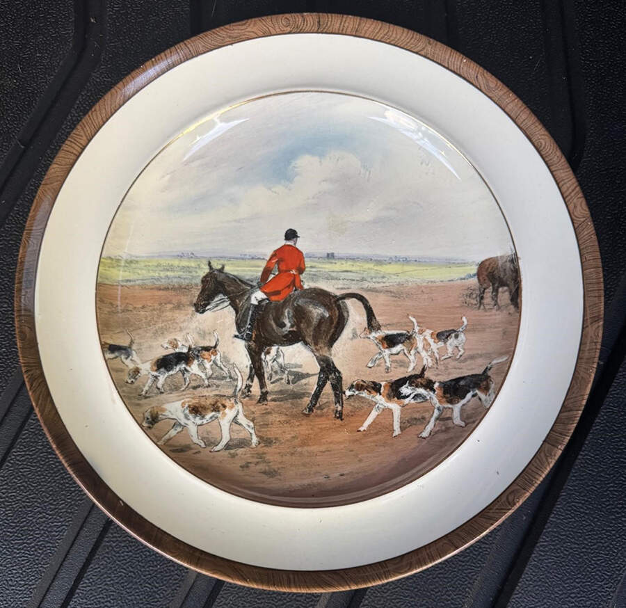 Herring Hunt Luncheon Plate by Spode-1