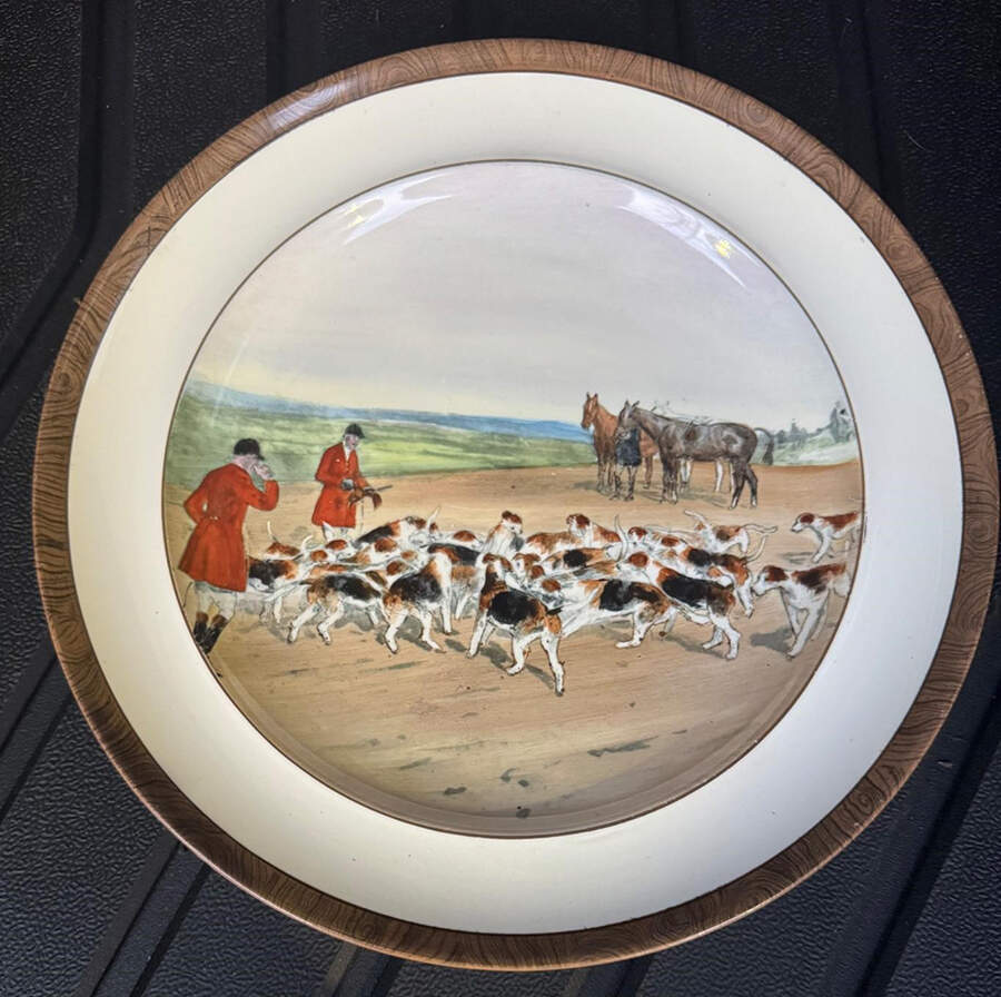 Herring Hunt Luncheon Plate by Spode-1