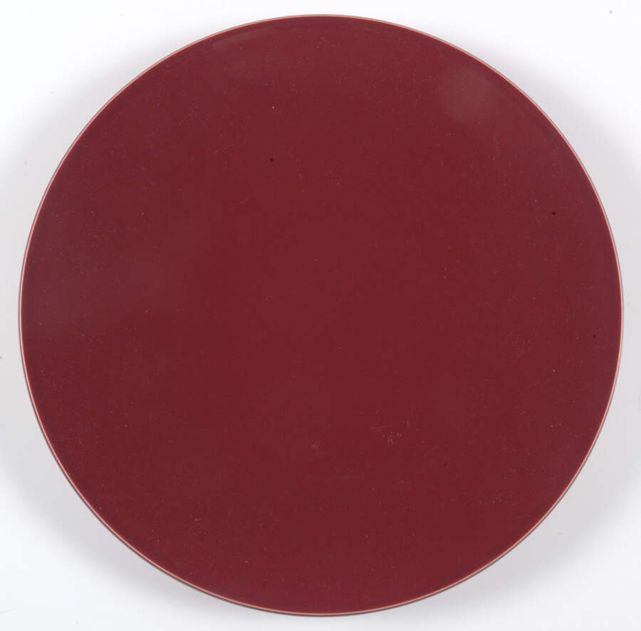 Colorstone Burgundy (Textured) 12" Chop Plate (Round Platter) by Sasaki-1