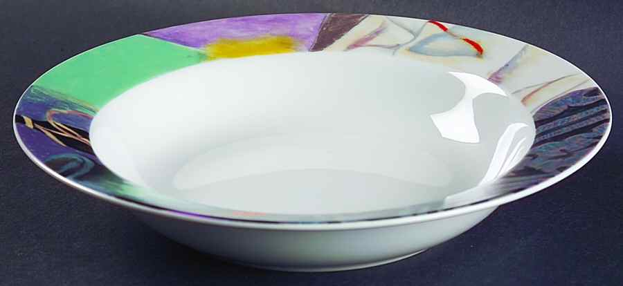 Paul Cezanne Large Rim Soup Bowl by Sakura-1