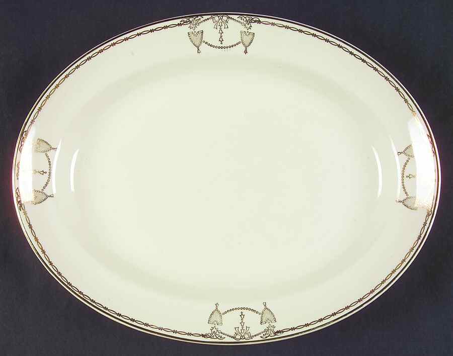 Commodore 11" Oval Serving Platter by Salem-1