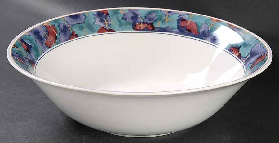 Spring Jewel 9" Round Vegetable Bowl by Sango-1
