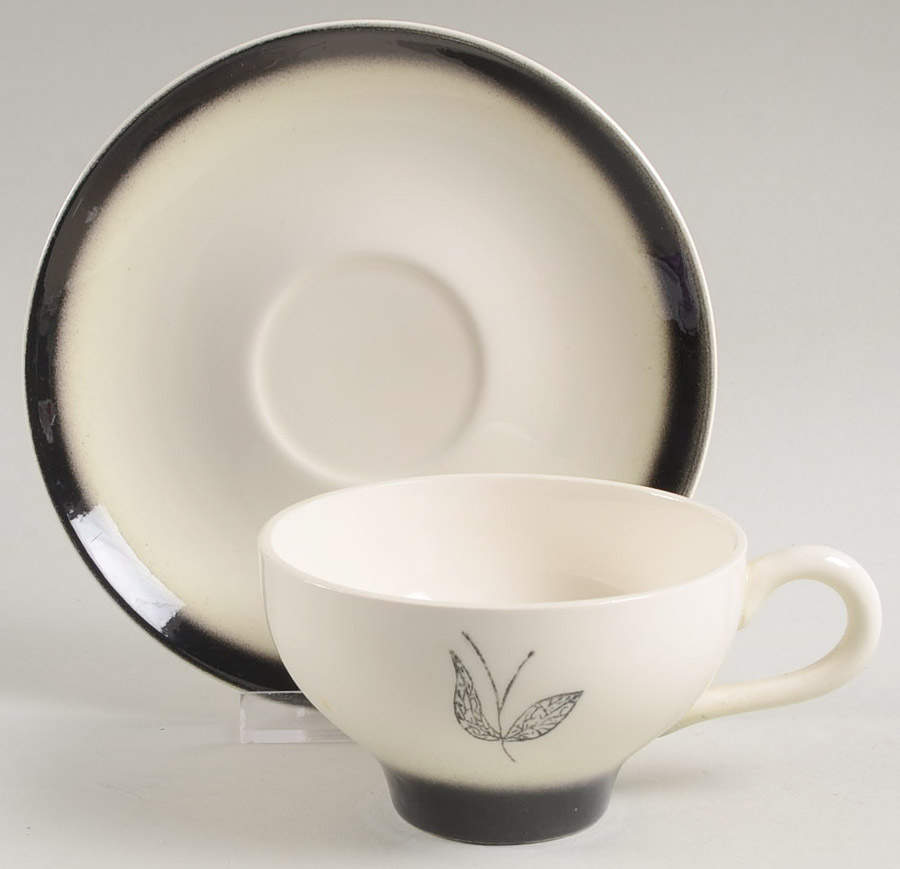 STT157 Flat Cup & Saucer Set by Stetson-1