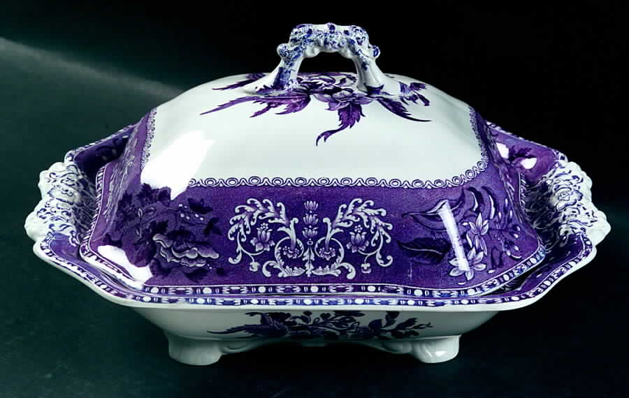 Camilla Purple Rectangular Covered Vegetable by Spode-1