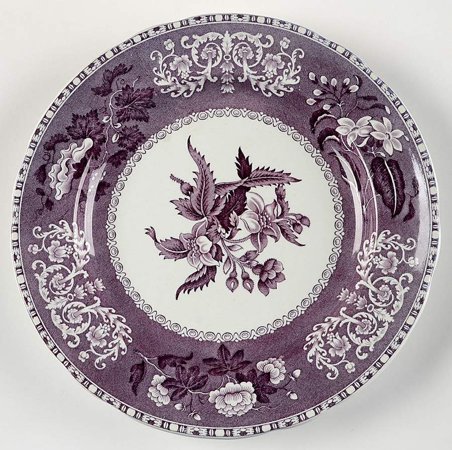 Camilla Purple Luncheon Plate by Spode-1