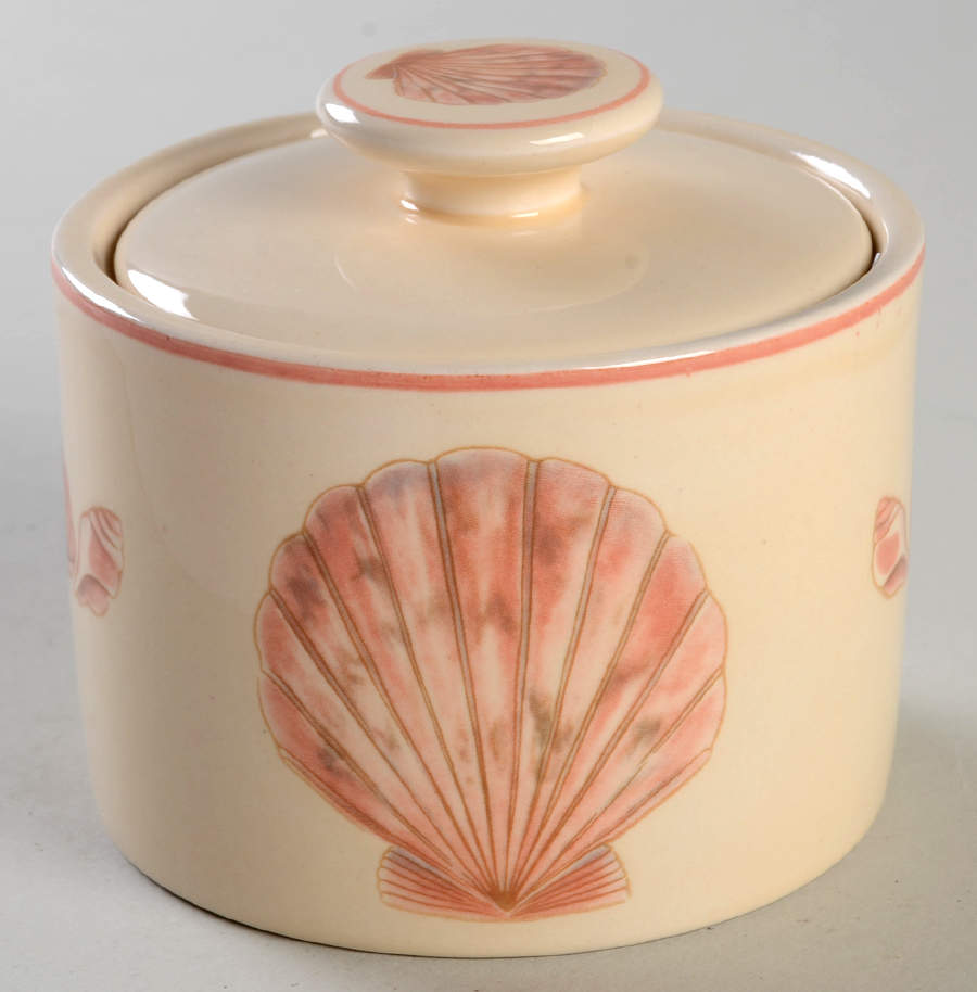 Coquille (China) Sugar Bowl & Lid by Sango-1