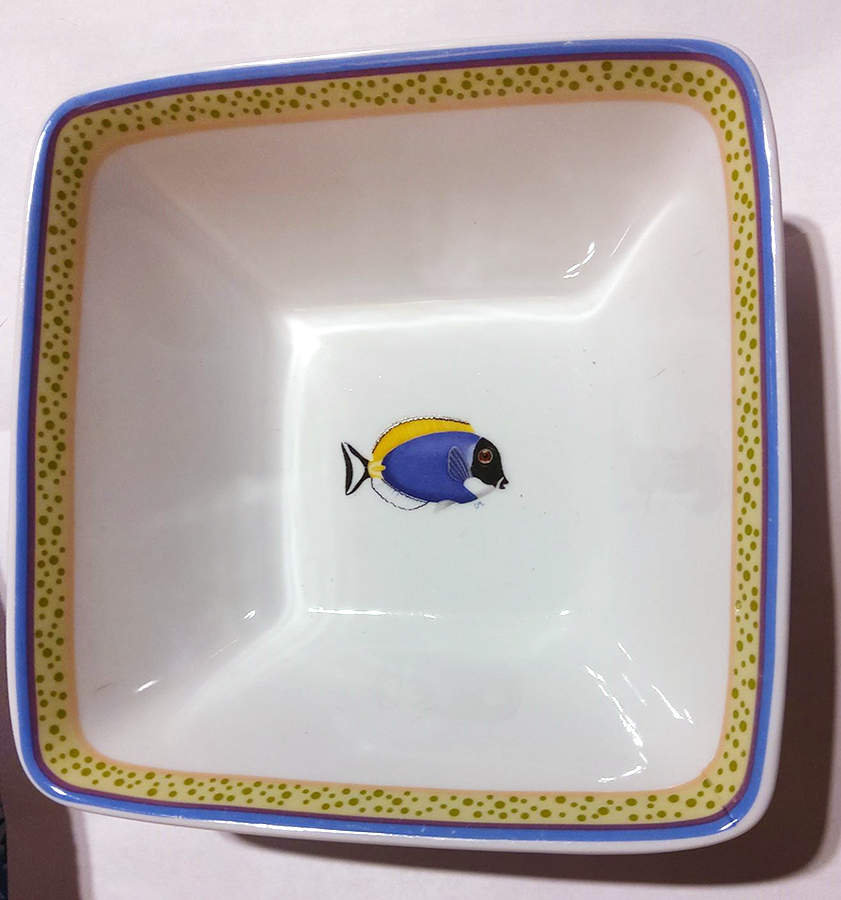 Coral Reef Square Soup/Cereal Bowl by Sakura-1