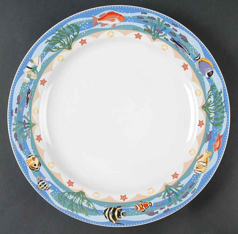 Coral Reef 12" Chop Plate (Round Platter) by Sakura-1