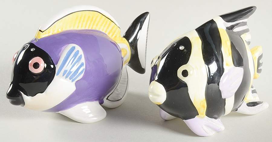 Coral Reef Sculpted Salt & Pepper Set by Sakura-1