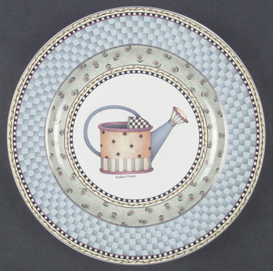 Watering Cans Salad/Dessert Plate by Sakura-1