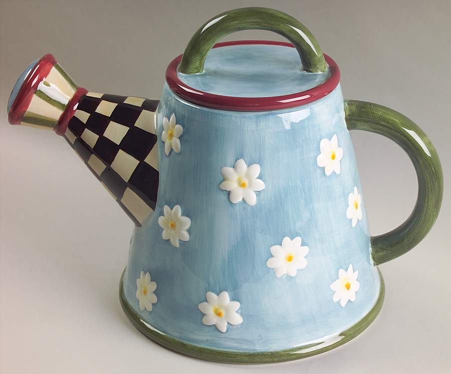 Watering Cans Sculpted Cookie Jar & Lid by Sakura-1