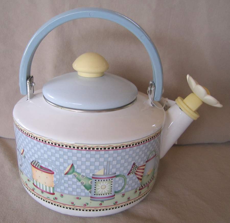 Watering Cans Metal Kettle & Lid by Sakura-1