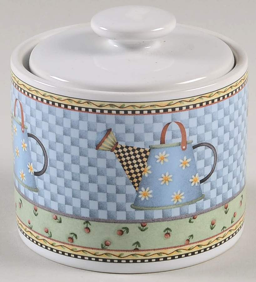 Watering Cans Sugar Bowl & Lid by Sakura-1