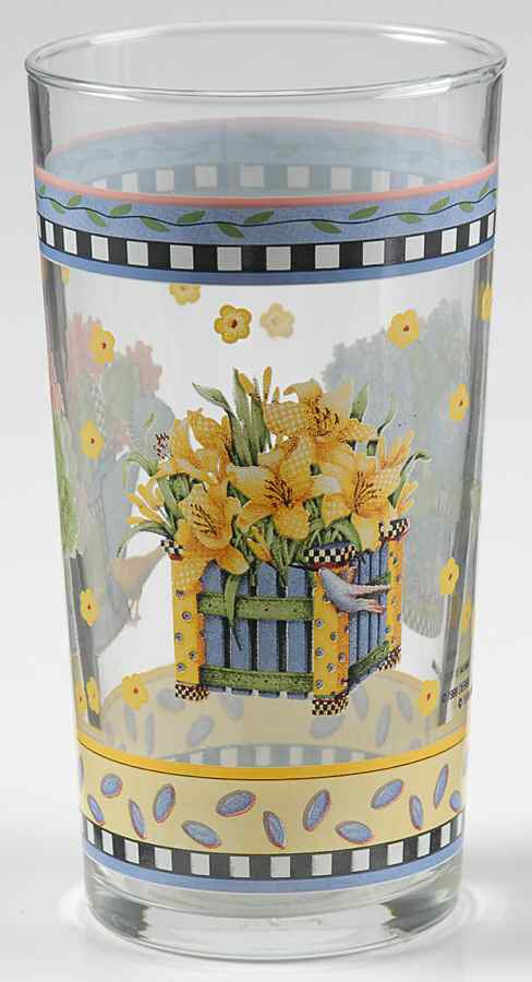 Spring Bouquet 16 Oz Glassware Tumbler by Sakura-1