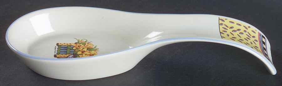 Spring Bouquet Spoon Rest/Holder (Holds 1 Spoon) by Sakura-1