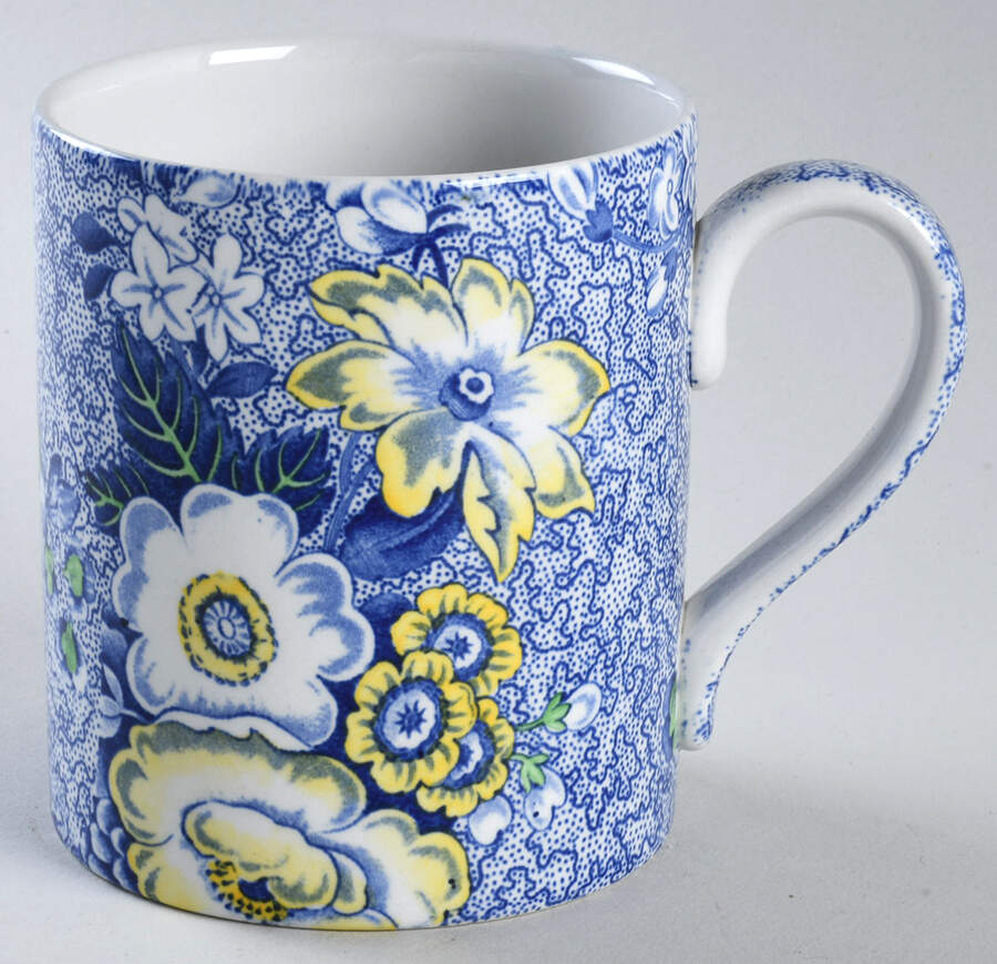 Blue Chintz Grandmug by Spode-1
