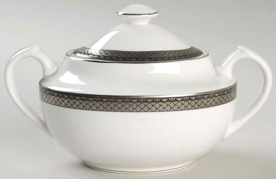 Argent Sugar Bowl & Lid by Spode-1