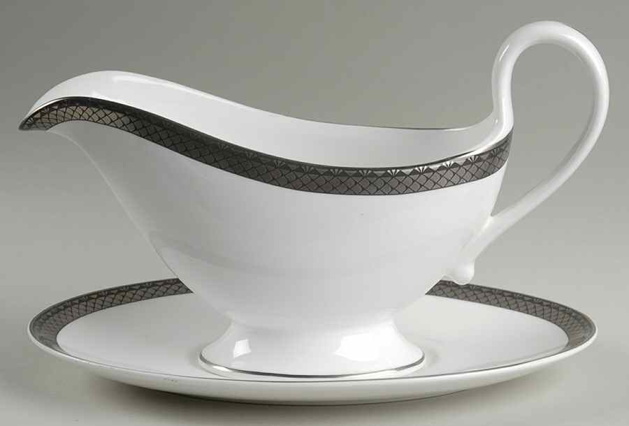 Argent Gravy Boat & Underplate by Spode-1