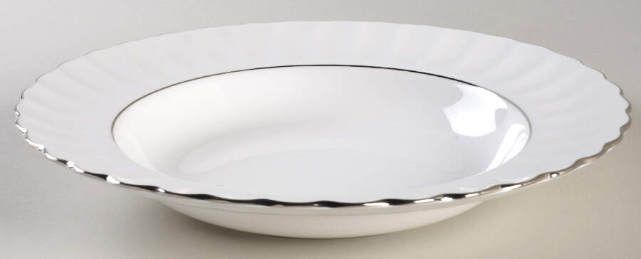 Chelsea Platinum Large Rim Soup Bowl by Spode-1