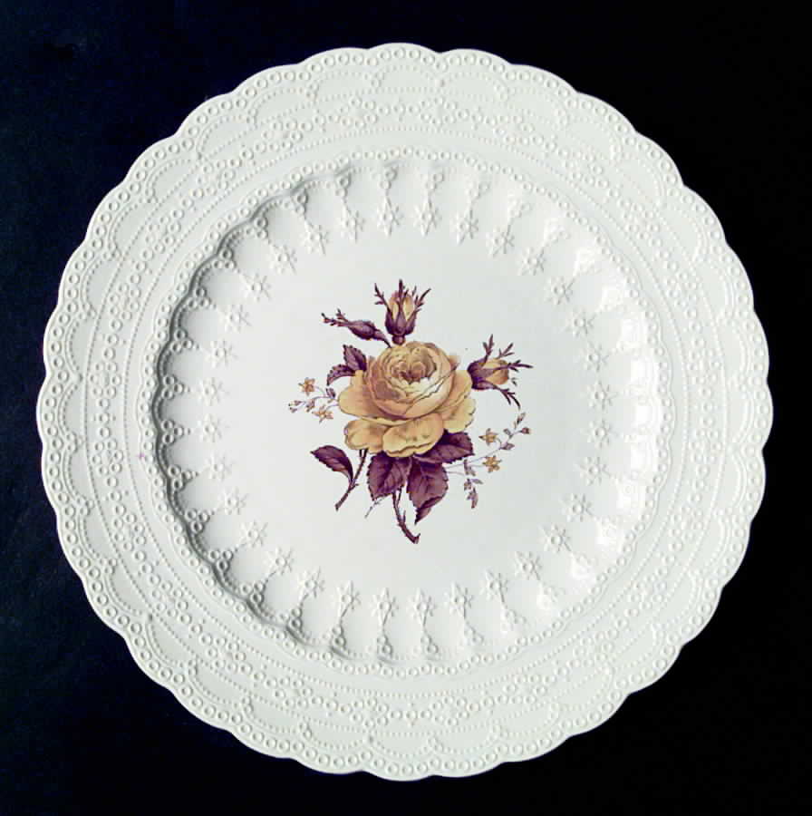 Billingsley Rose Yellow (Jewel) Dinner Plate by Spode-1