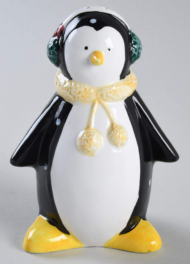 Penguins Sculpted Salt Shaker by Sakura-1