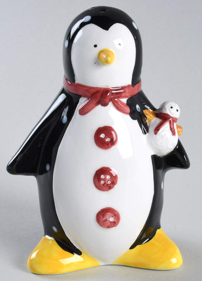 Penguins Sculpted Pepper Shaker by Sakura-1