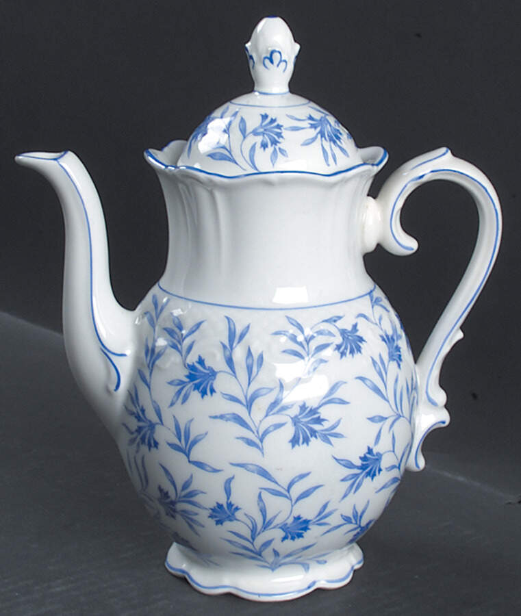 Kornblume Coffee Pot & Lid by Schumann - Bavaria-1