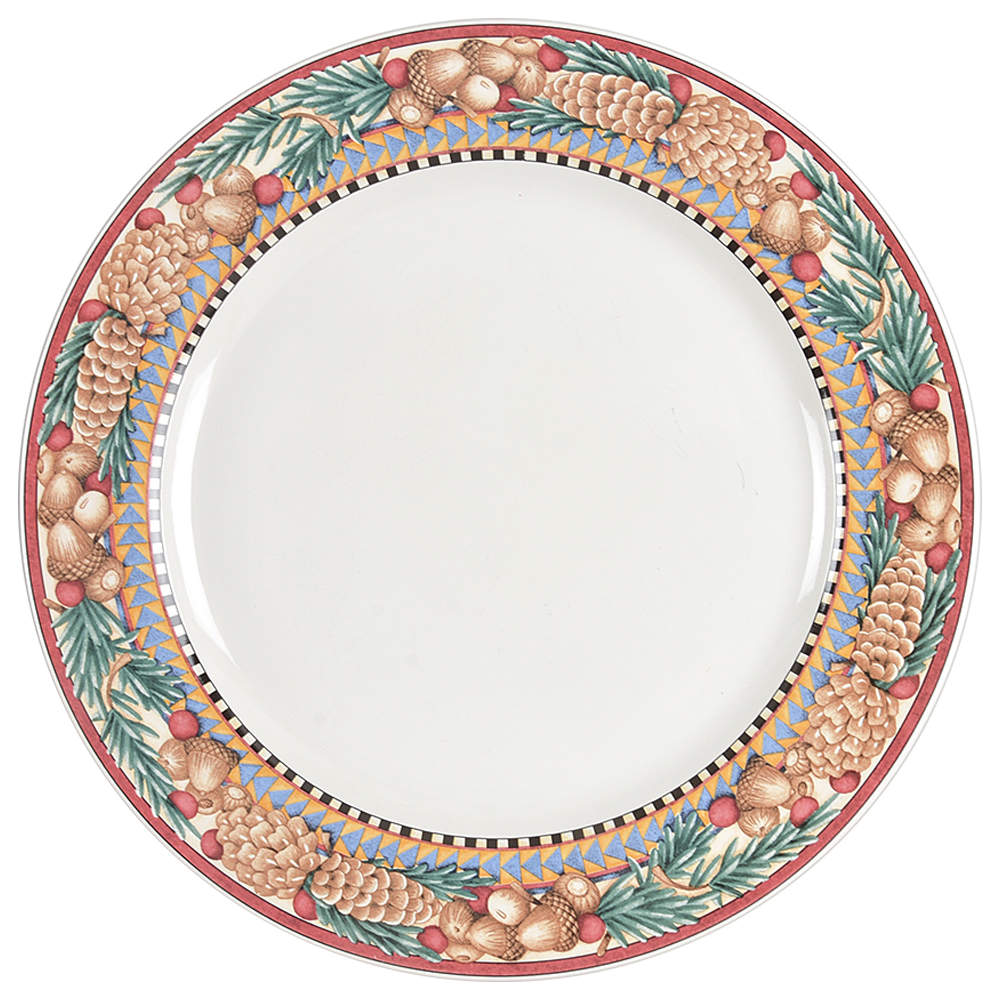 Woodland Santa Dinner Plate by Sakura-1