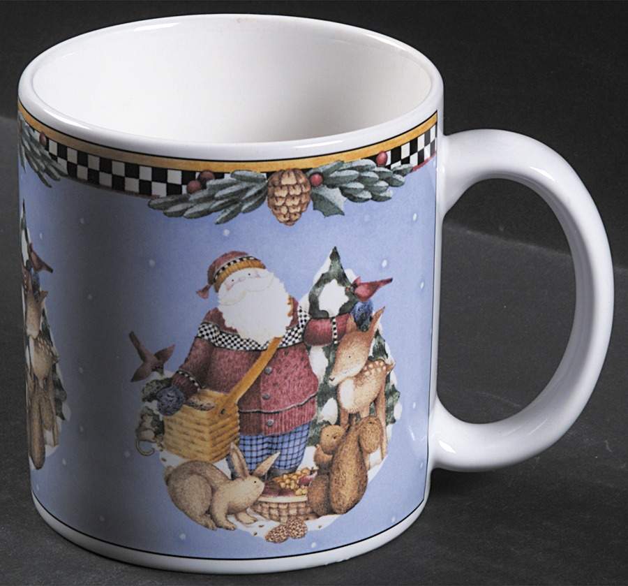 Woodland Santa Mug by Sakura-1
