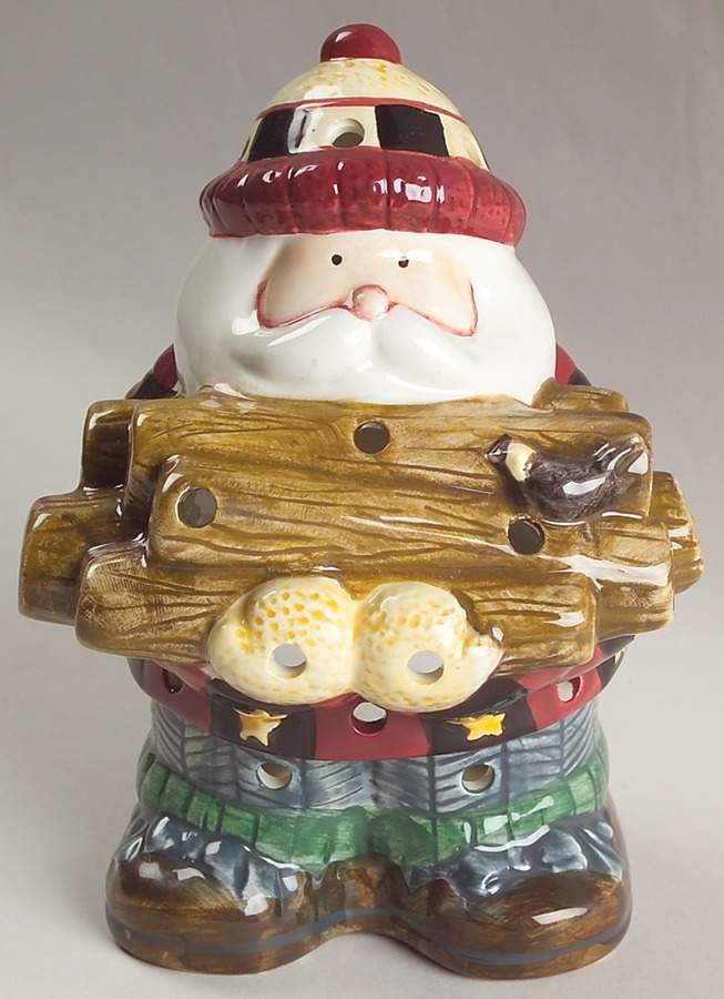 Woodland Santa Candle Votive by Sakura-1