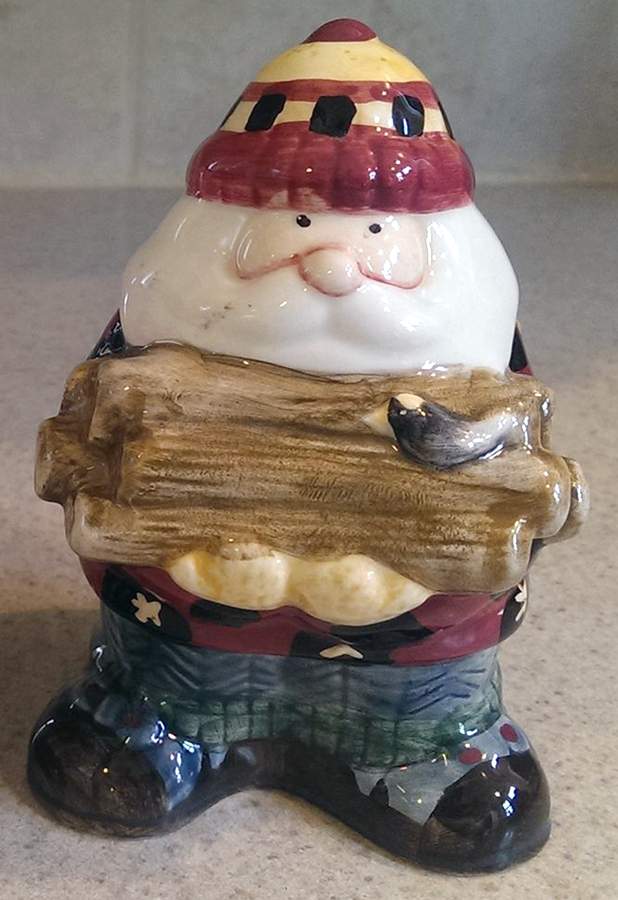Woodland Santa Figural Salt Shaker by Sakura-1