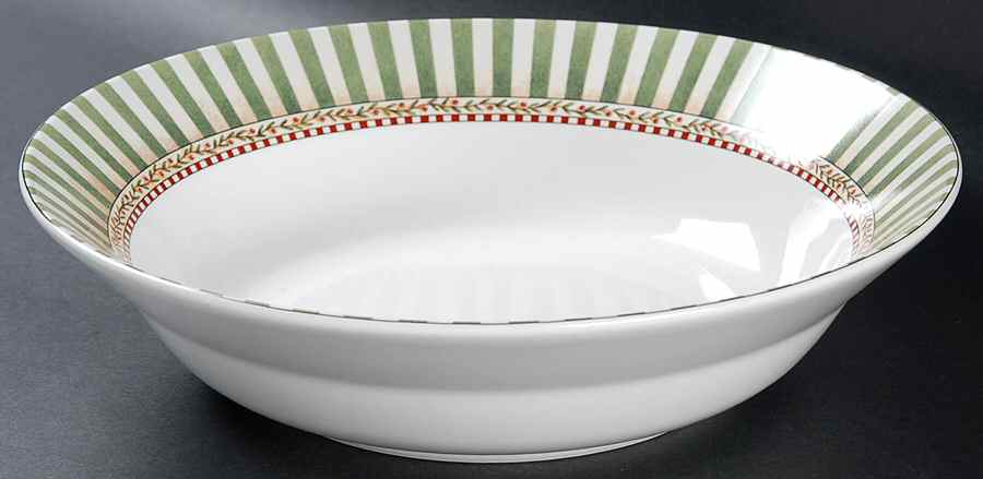Christmas Topiary 9" Round Vegetable Bowl by Sakura-1