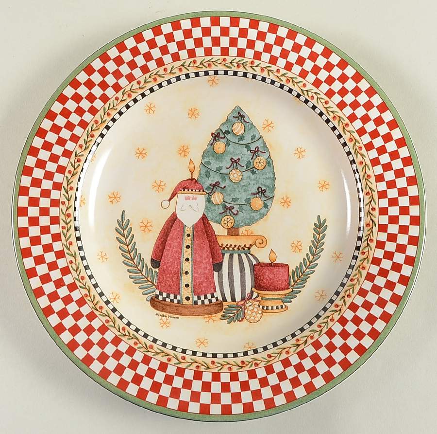 Christmas Topiary Salad Plate by Sakura-1