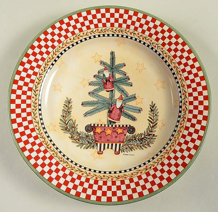 Christmas Topiary Salad Plate by Sakura-1