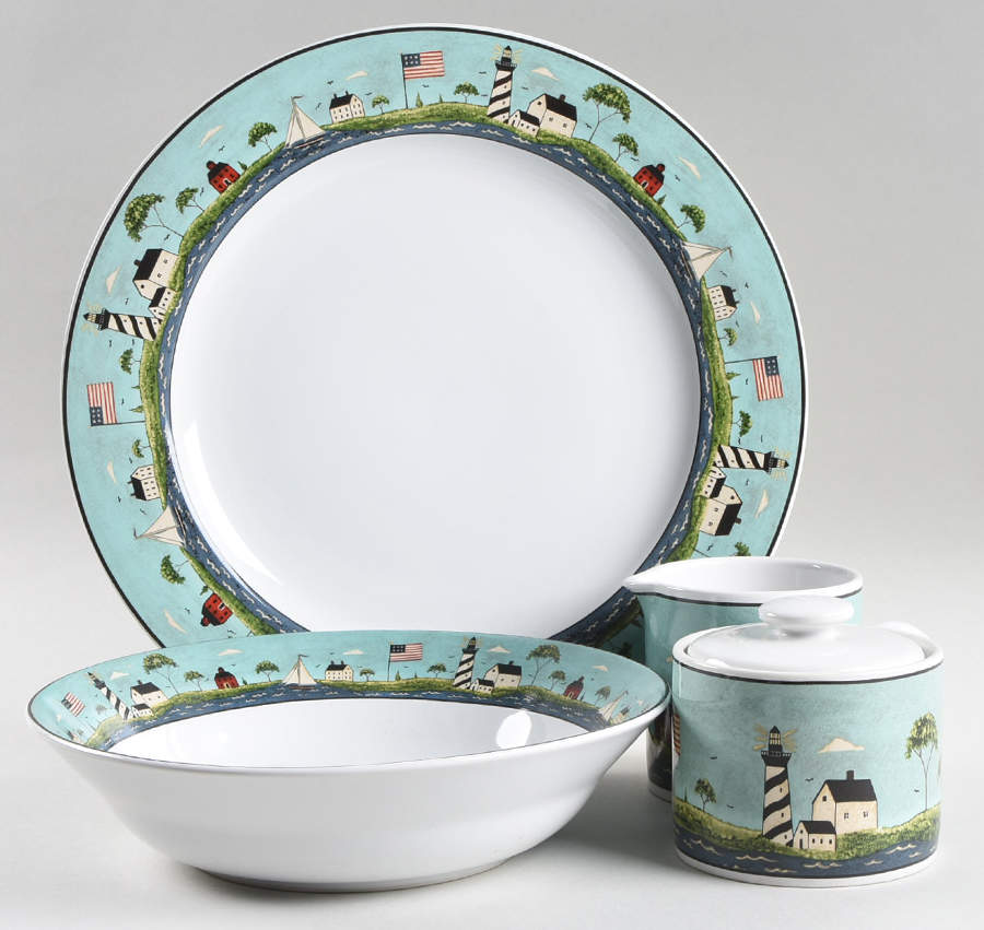 Coastal Breeze 5 Piece Hostess Set by Sakura-1