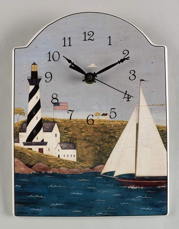 Coastal Breeze Quartz Clock by Sakura-1