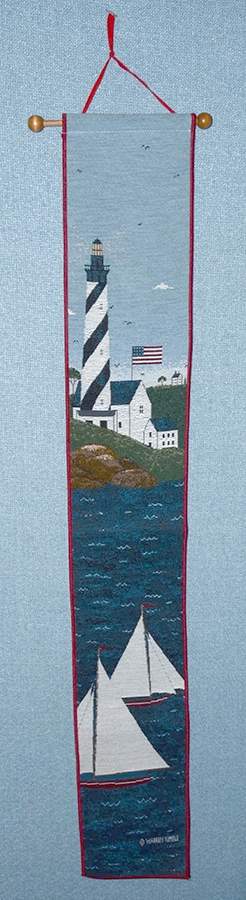 Coastal Breeze Cloth Tapestry Bell Pull by Sakura-1