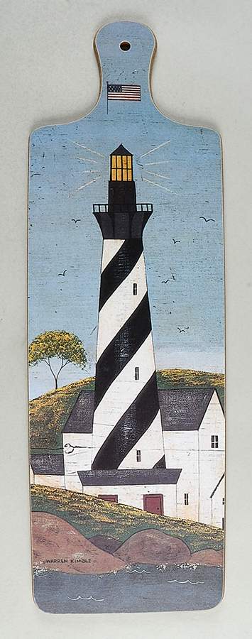 Coastal Breeze 17" Wood Rectangular Cutting Board by Sakura-1