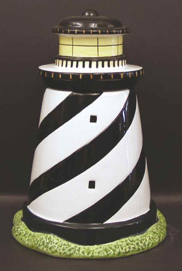 Coastal Breeze Sculpted Cookie Jar & Lid by Sakura-1