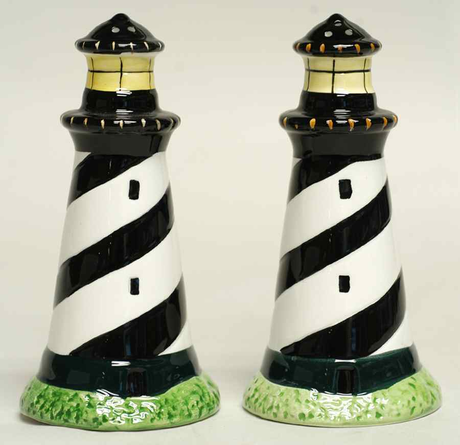 Coastal Breeze Sculpted Salt & Pepper Set by Sakura-1