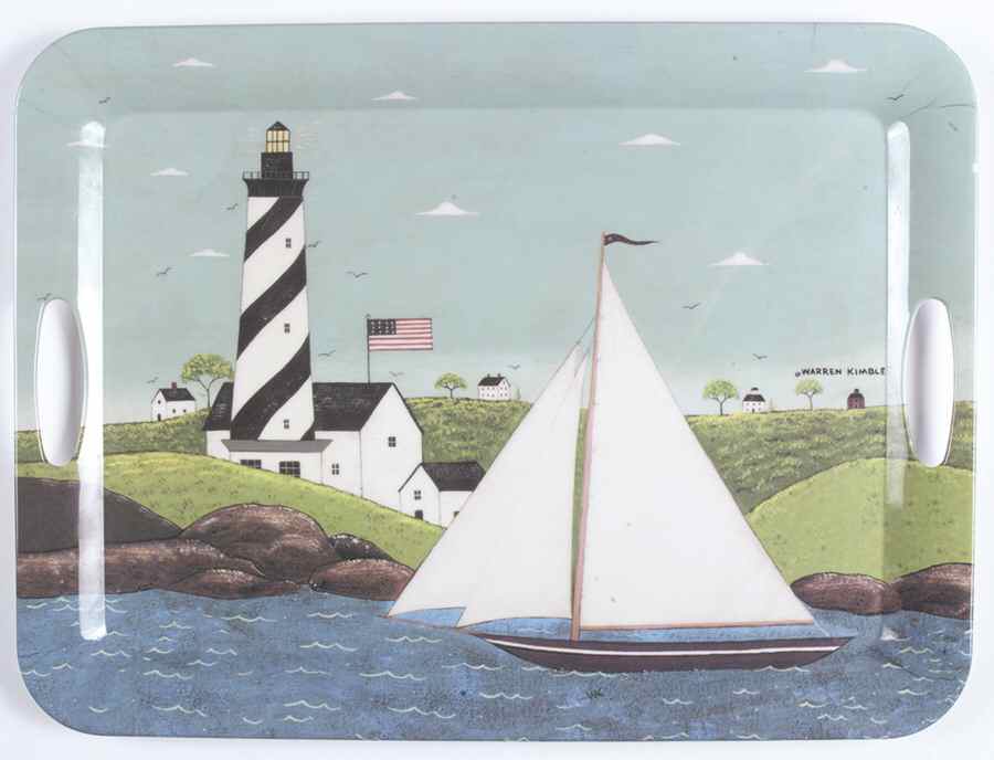 Coastal Breeze Large Melamine Tray by Sakura-1