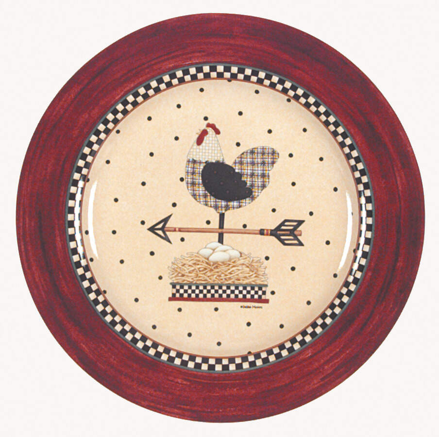 Weather Vane Salad/Dessert Plate by Sakura-1