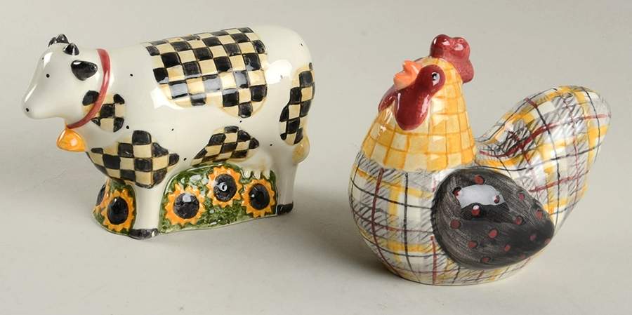 Weather Vane Sculpted Salt & Pepper Set by Sakura-1