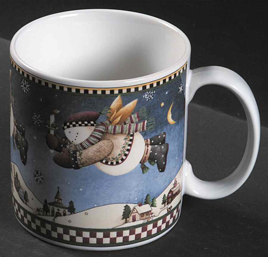 Snow Angel Village Mug by Sakura-1